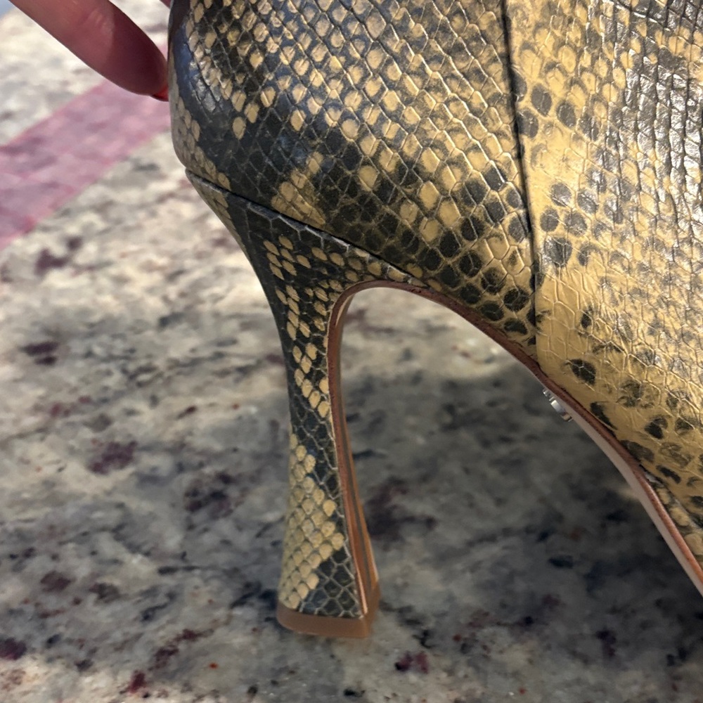 Sam Edelman Python Print Heeled Boots - image 5